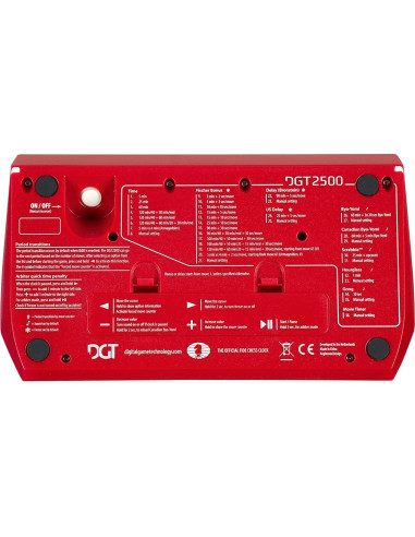 Reloj de Ajedrez Digital DGT 2500 FIDE - Rojo
