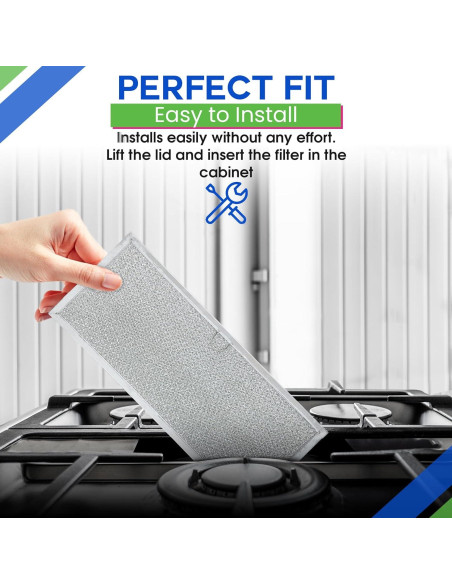 Filtro de Campana Downdraft Bagean 71002111 Paquete de 2 Filtro de Campana Downdraft Bagean 71002111 Paquete de 2