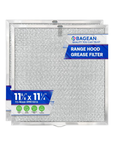 Filtro de Campana Bagean BPQTAF S99010316 Aluminio 2-Pack
