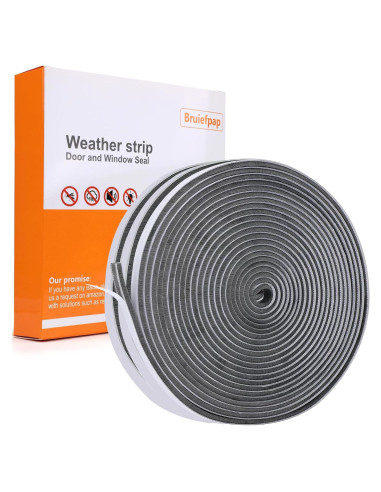 Tira de Sello de Cepillo Bruiefpap 10.2M Gris 0.89cm x 0.51cm