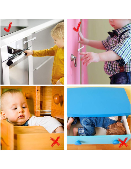 Bloques de Seguridad Goodv para Gabinetes Infantiles - 10 Piezas Bloques de Seguridad Goodv para Gabinetes Infantiles - 10 Piezas