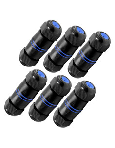 Acoplador RJ45 a Prueba de Agua VCELINK IP68 Cat6 - Paquete de 6