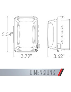 Cubierta a Prueba de Climas TayMac MM510C 1-Gang Clara 8.89 cm 2
