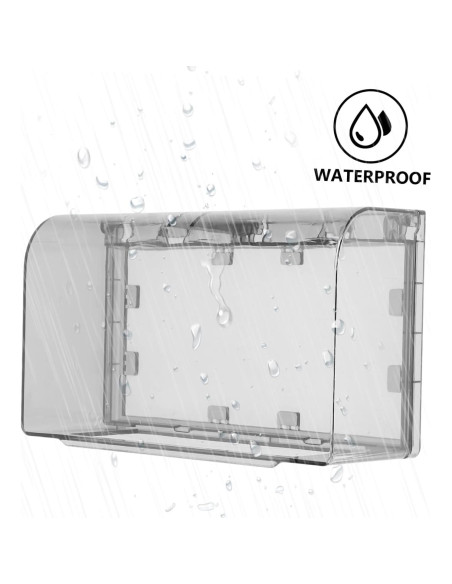 Cubierta Protectora Impermeable Housoutil 20.2x12.1cm Negra Cubierta Protectora Impermeable Housoutil 20.2x12.1cm Negra