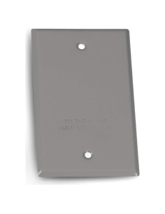 Placa Cubierta Impermeable Sigma 14240 Gris 1-Gang