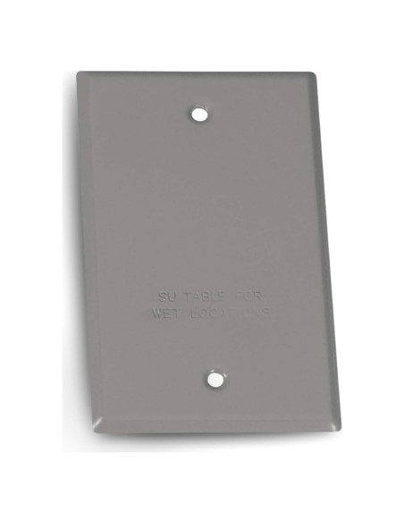 Placa Cubierta Impermeable Sigma 14240 Gris 1-Gang Placa Cubierta Impermeable Sigma 14240 Gris 1-Gang