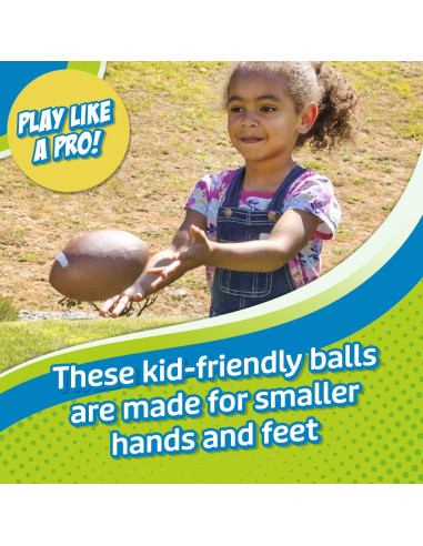 Toysmith Conjunto de Pelotas Pro para Niños - 3 Piezas