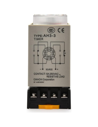 Relé de Tiempo Baomain AH3-3 60 Segundos 8 Pines AC 110V