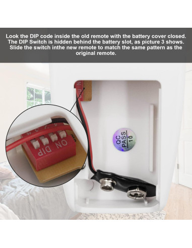Control Remoto FAN-53T para Ventiladores de Techo 3 Velocidades