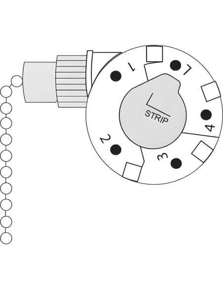 Interruptor de Ventilador de Techo Zing Ear ZE-268S5 4 Velocidades Interruptor de Ventilador de Techo Zing Ear ZE-268S5 4 Velocidades