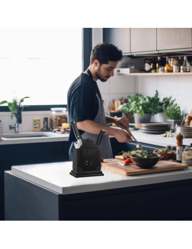 Soporte de Lápiz Gótico Gueevin en Forma de Tumba 14.5cm