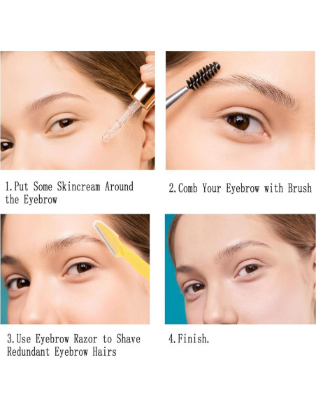 Rasuradora Facial Wayyoo 64 Piezas Cejas y Vello Fino Rasuradora Facial Wayyoo 64 Piezas Cejas y Vello Fino