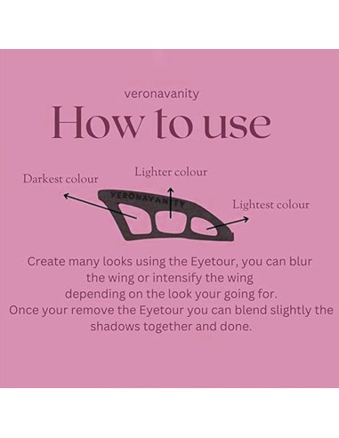 Herramienta de Sombra de Ojos Eyetour - 2 Pcs, Maquillaje Rápido