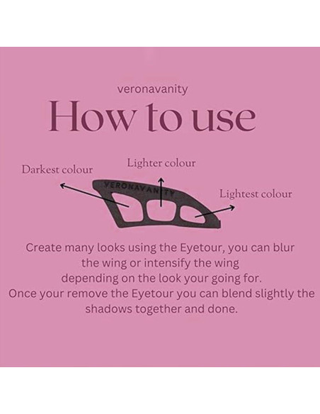 Herramienta de Sombra de Ojos Eyetour - 2 Pcs, Maquillaje Rápido Herramienta de Sombra de Ojos Eyetour - 2 Pcs, Maquillaje Rápido