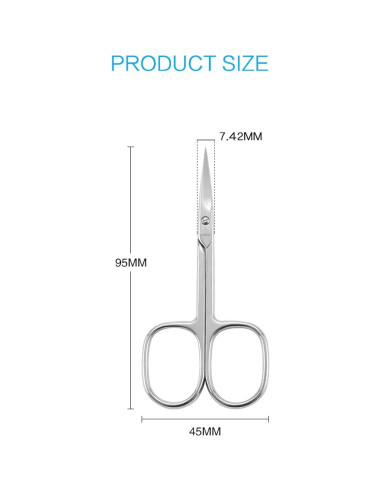 Tijeras de Manicura LIVINGO Premium Acero Inoxidable 8.89 cm