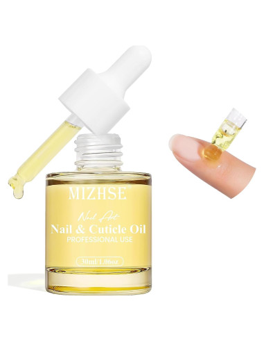 Aceite para Cutículas MIZHSE 30ml Hidratante con Vitamina E