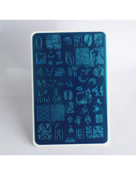 Kit de Placas de Estampado de Uñas Mezerdoo 2 Piezas Diseño Leopardo y Serpiente Kit de Placas de Estampado de Uñas Mezerdoo 2 Piezas Diseño Leopardo y Serpiente