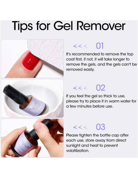 Kit Removedor de Esmalte en Gel Gellen 25pcs - Rápido y Fácil Kit Removedor de Esmalte en Gel Gellen 25pcs - Rápido y Fácil
