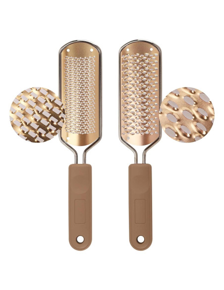 Paquete de 2 Limadores de Pies LoveBB - Removedor de Callos Acero Inoxidable Paquete de 2 Limadores de Pies LoveBB - Removedor de Callos Acero Inoxidable
