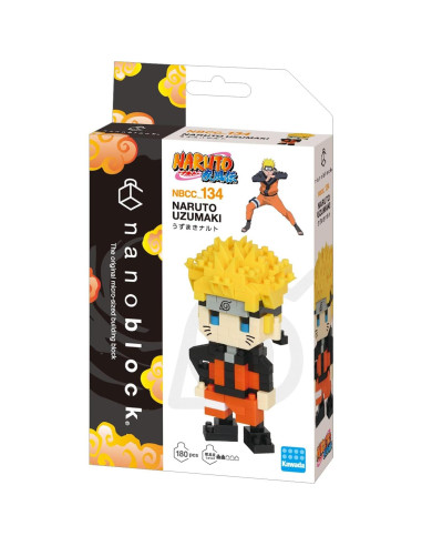 Nanoblock Naruto Uzumaki 7.49 cm 180 piezas Nivel 2