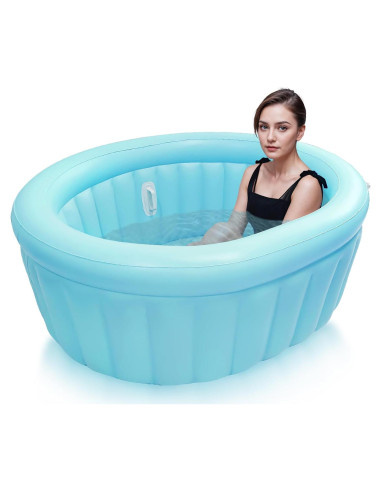 Bañera Inflable Seabird para Parto y SPA - Azul 147x124 cm