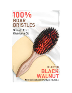Cepillo de Cerdas de Jabalí BRUSHZOO para Cabello Fino 2
