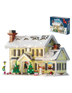 Juego de Construcción Casa Navideña MYFUNTOY 1156 Piezas LED