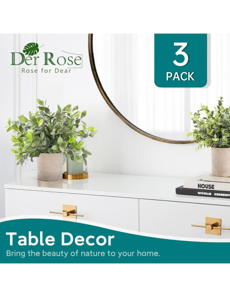 Plantas Artificiales Eucalipto Der Rose 3 Paquetes Decoración Plantas Artificiales Eucalipto Der Rose 3 Paquetes Decoración