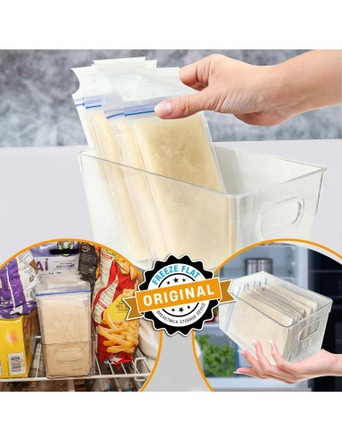 Organizador de Almacenamiento de Leche Materna Priver - 2 Unidades