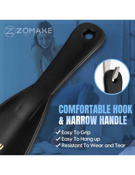Cuerno de Zapato ZOMAKE de Plástico 19.05 cm para Viaje Cuerno de Zapato ZOMAKE de Plástico 19.05 cm para Viaje