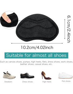 Almohadillas para Talones Quilax - 6 Pcs Ajuste y Comodidad 2