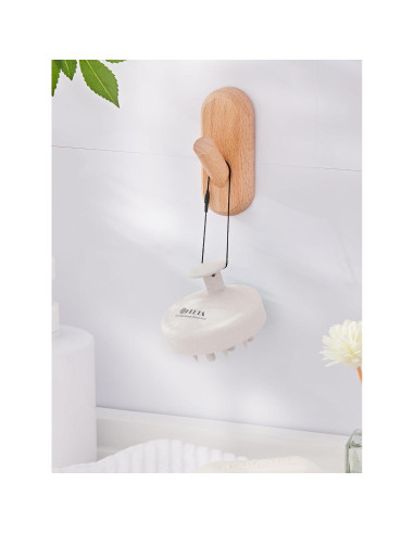 Masajeador de Cuero Cabelludo HEETA Beige para Crecimiento