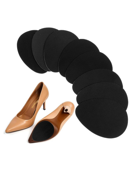 4 Pares Almohadillas Antideslizantes Piriuuo para Zapatos Negros 4 Pares Almohadillas Antideslizantes Piriuuo para Zapatos Negros