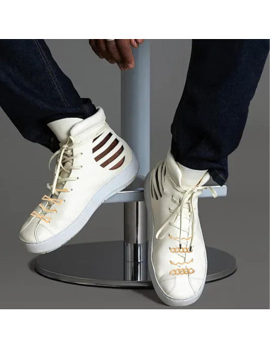 7 Clips Decorativos para Cordones de Zapatos Metal Dorado