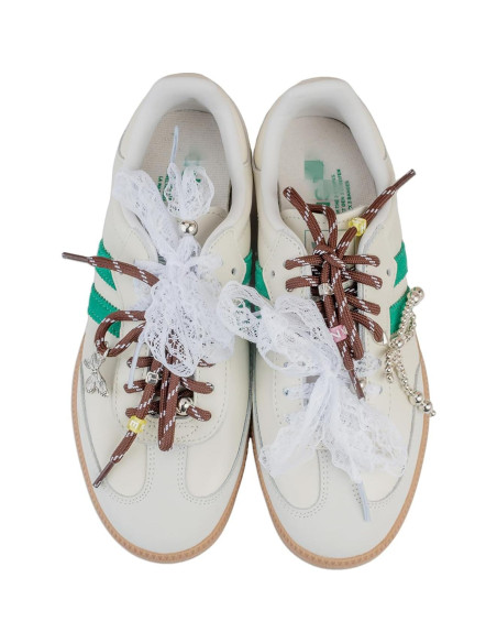 Encantos para Zapatos REPPAKOY - Cordones de Encaje y Rayas Encantos para Zapatos REPPAKOY - Cordones de Encaje y Rayas