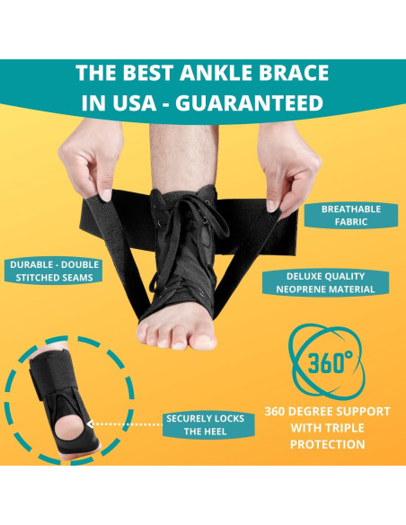 Soporte para Tobillo MEDIZED Ajustable para Correr y Baloncesto Soporte para Tobillo MEDIZED Ajustable para Correr y Baloncesto
