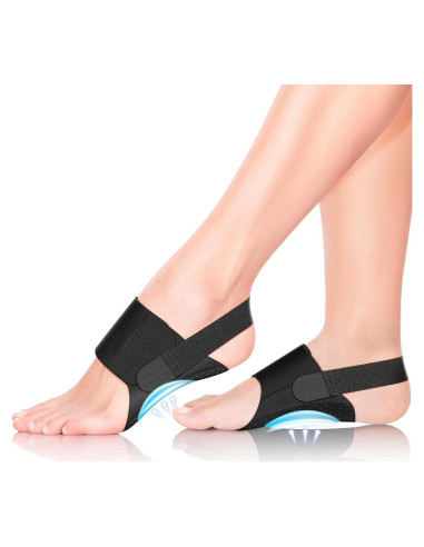 Soporte Arco Fasciitis Plantar DERJLY - Férula Ajustable con Gel