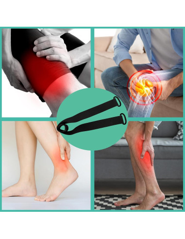 Kit de Recuperación de Rodilla JuGeoZhi - Correa y Bandas Elásticas