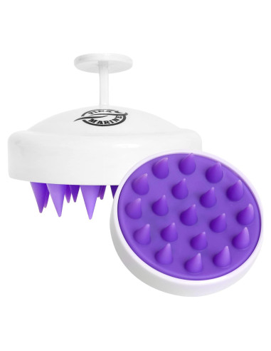 Masajeador de cuero cabelludo Pink Marine - Silicona suave
