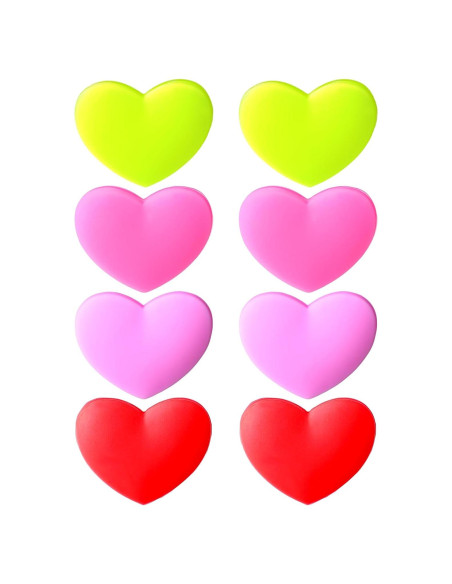 Amortiguadores de Tenis Xinjoduz 8 Pcs Silicona Corazón Amortiguadores de Tenis Xinjoduz 8 Pcs Silicona Corazón