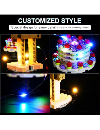 Kit de Luz LED DALDED para Lego Dobby 76421 - Fácil Instalación