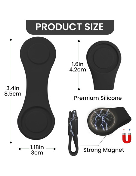 Clip Magnético para Marcador de Pelotas de Golf FINGER TEN - Set de 3 Piezas Clip Magnético para Marcador de Pelotas de Golf FINGER TEN - Set de 3 Piezas