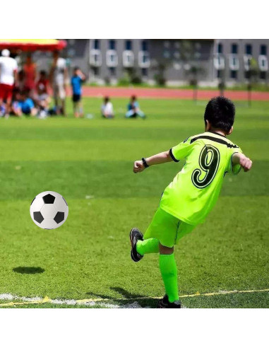 Balón de Fútbol SPDTECH Tamaño 3 PU Blanco Negro con Bomba
