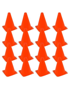 Conos de Entrenamiento TNZMART 18 cm Plástico Agilidad Fútbol