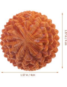 Bolas de Masaje de Madera LALAFINA 4 cm para Ejercicio de Mano 2