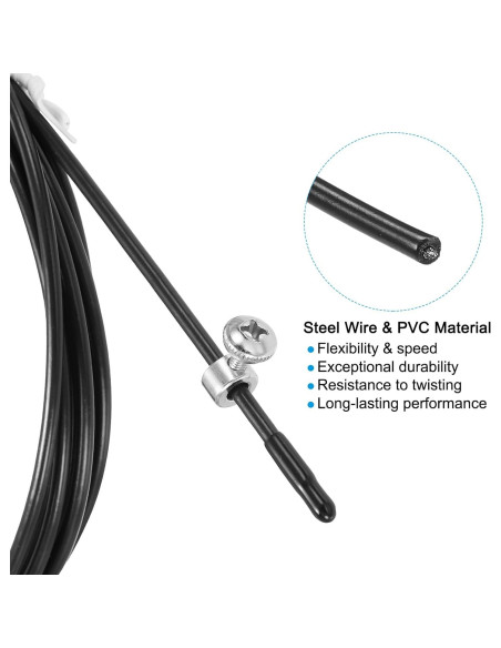 Cable de Reemplazo para Cuerda de Salto PATIKIL 3m Alambre Acero Cable de Reemplazo para Cuerda de Salto PATIKIL 3m Alambre Acero