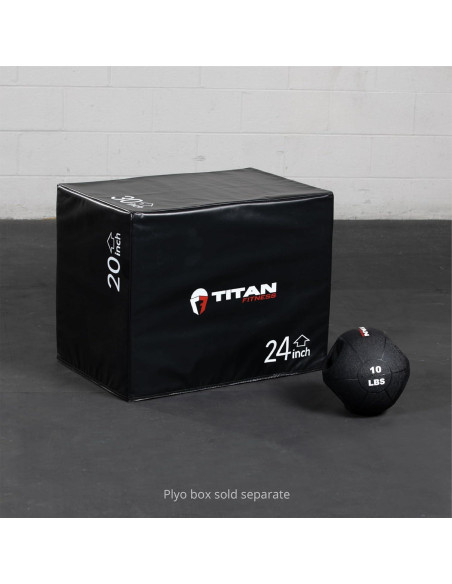 Bola de Medicina Doble Agarre Titan Fitness 4.54 kg 28 cm Bola de Medicina Doble Agarre Titan Fitness 4.54 kg 28 cm