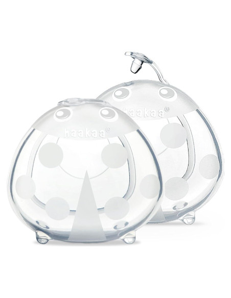 Colector de Leche Materna Haakaa Ladybug 40ml 2pcs - Silicona Suave Colector de Leche Materna Haakaa Ladybug 40ml 2pcs - Silicona Suave