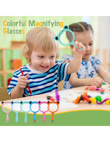 30 Lupas de Mano para Niños IRCHLYN 5X 55mm en 6 Colores 30 Lupas de Mano para Niños IRCHLYN 5X 55mm en 6 Colores