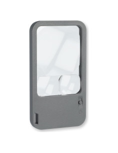 Lupa de bolsillo iluminada LED Carson PM-33, 3 aumentos